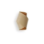 LZF Orbit wall light natural beech, height 36 cm