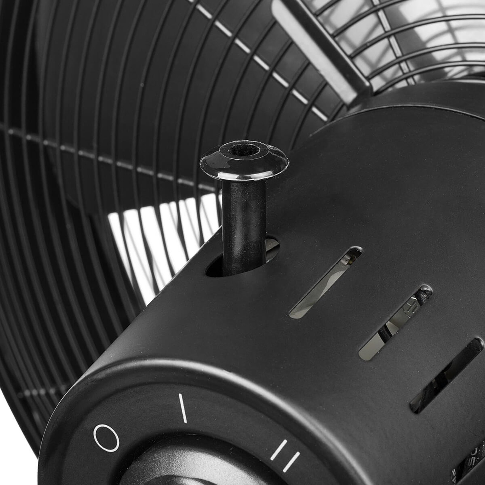 Černý lakovaný stolní ventilátor VE5928
