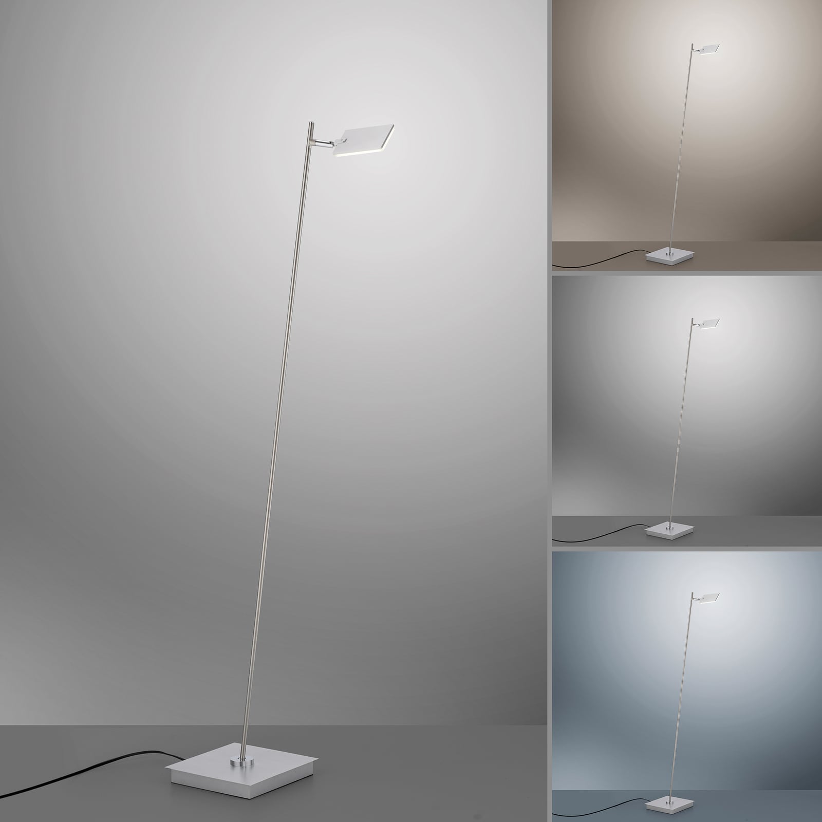 Mira LED-Stehleuchte, diamond, Fernbedienung, CCT - PURE Mira LED-Stehleuchte, diamond, Fernbedienung, CCT - PURE