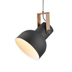 DOAR LUMINĂ. Lampă suspendată Cup 2.0, Ø30cm, 1 lumină, negru