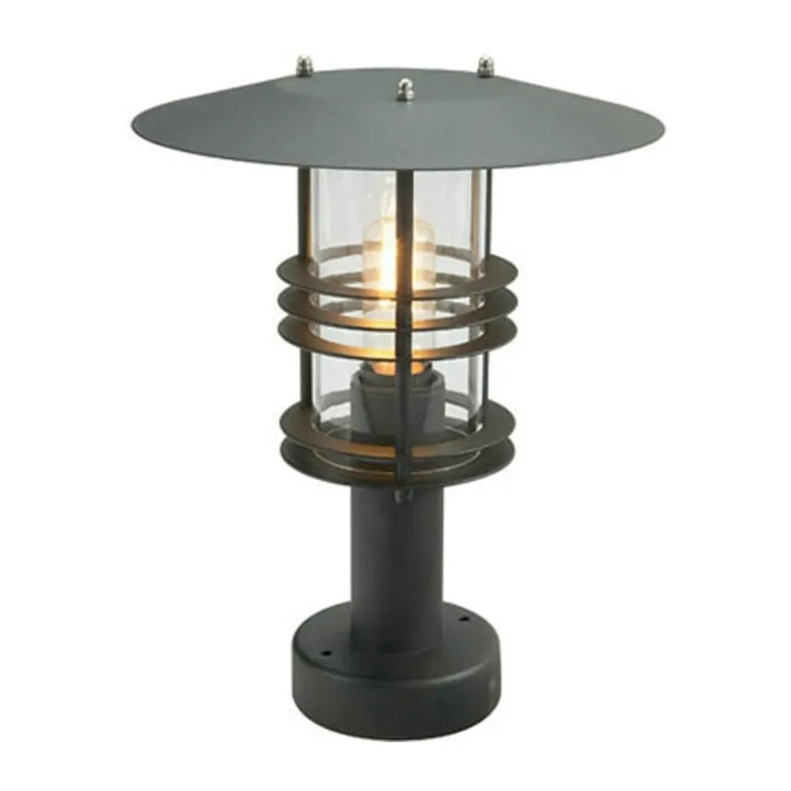 Stockholm Udendørs Bedlampe Lille Sort Norlys - Terrasse - Aluminium