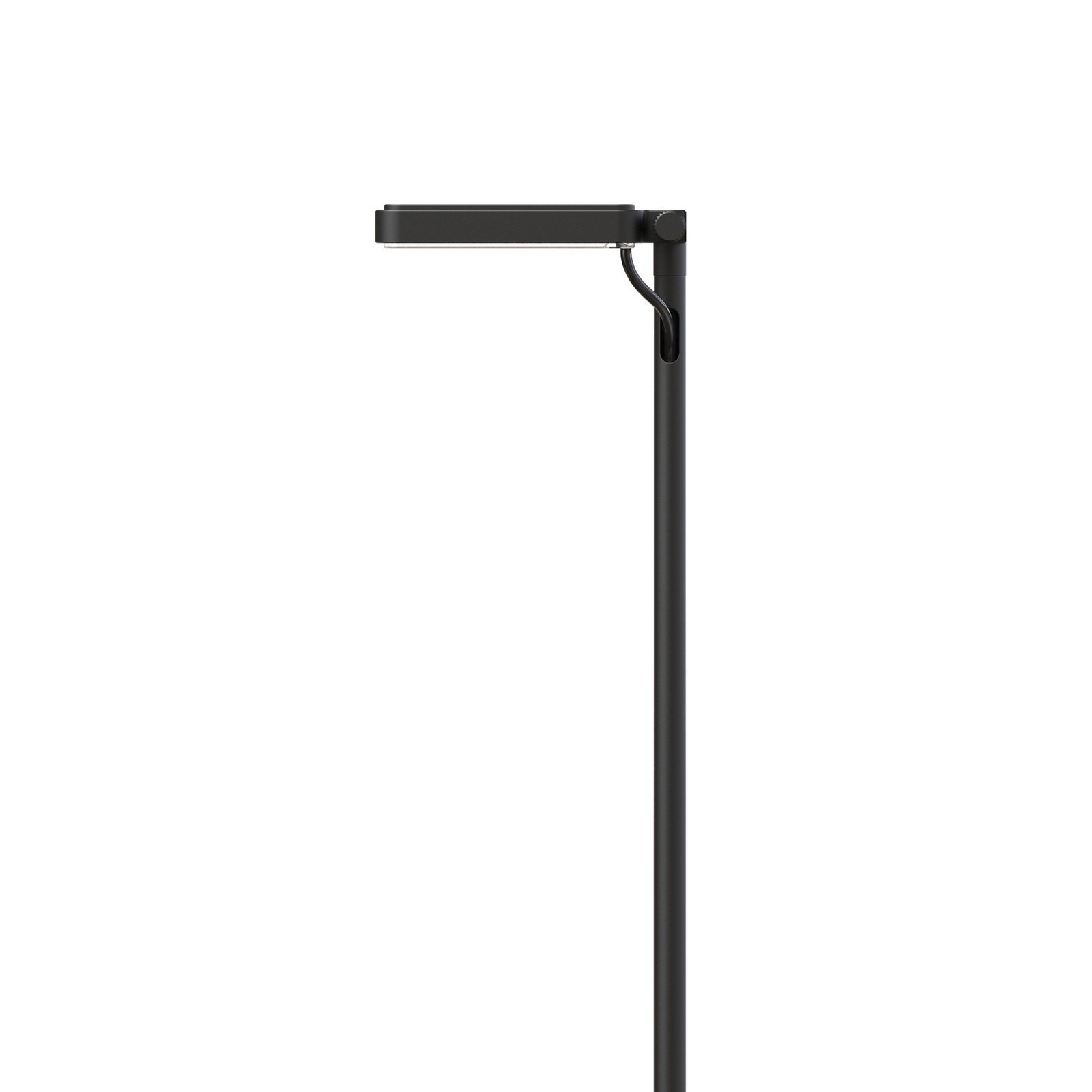 Luceplan LED-Wegelampe Flia, 120cm hoch, schwarz, Kunststoff
