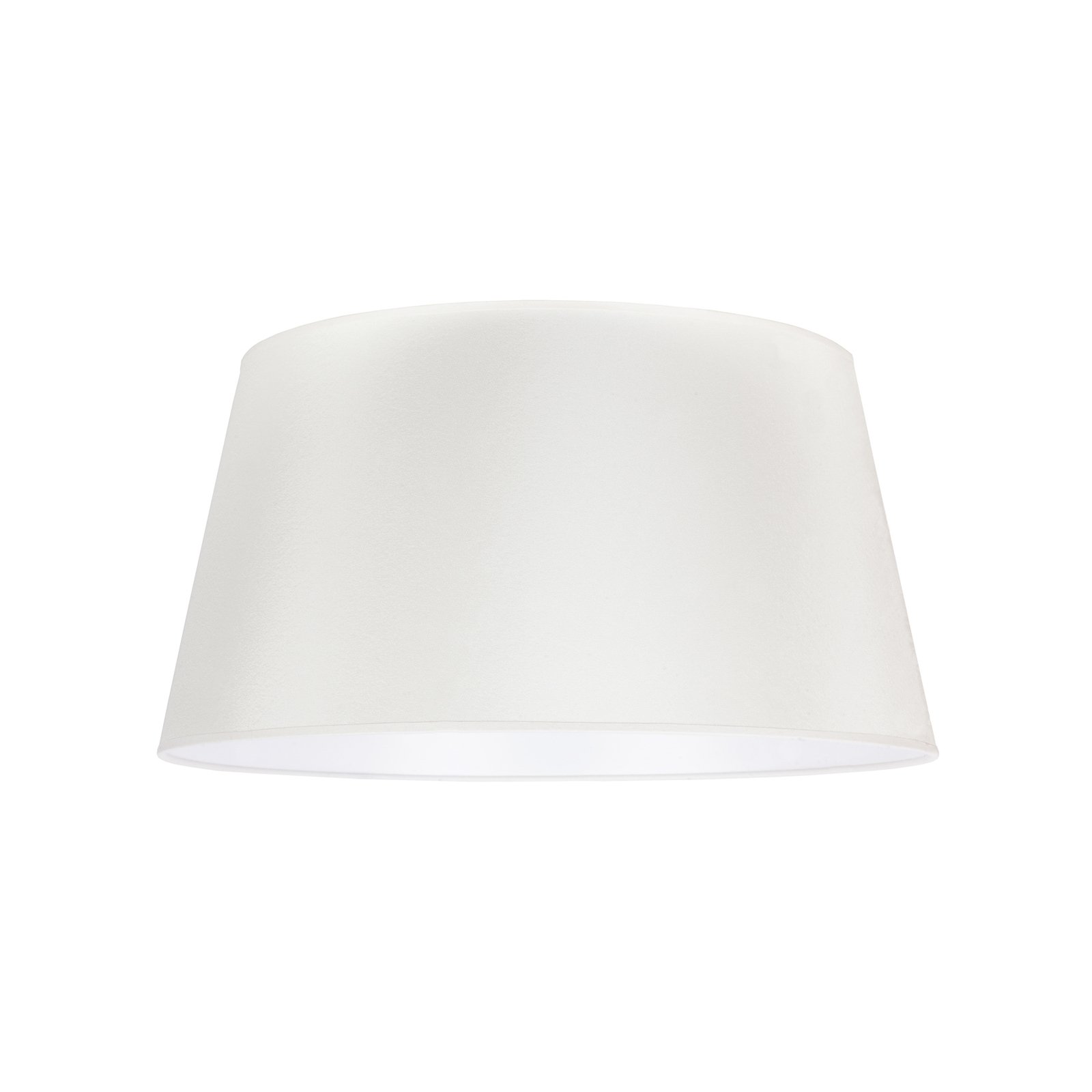 Cone lampshade height 25.5 cm, ecru/white chintz
