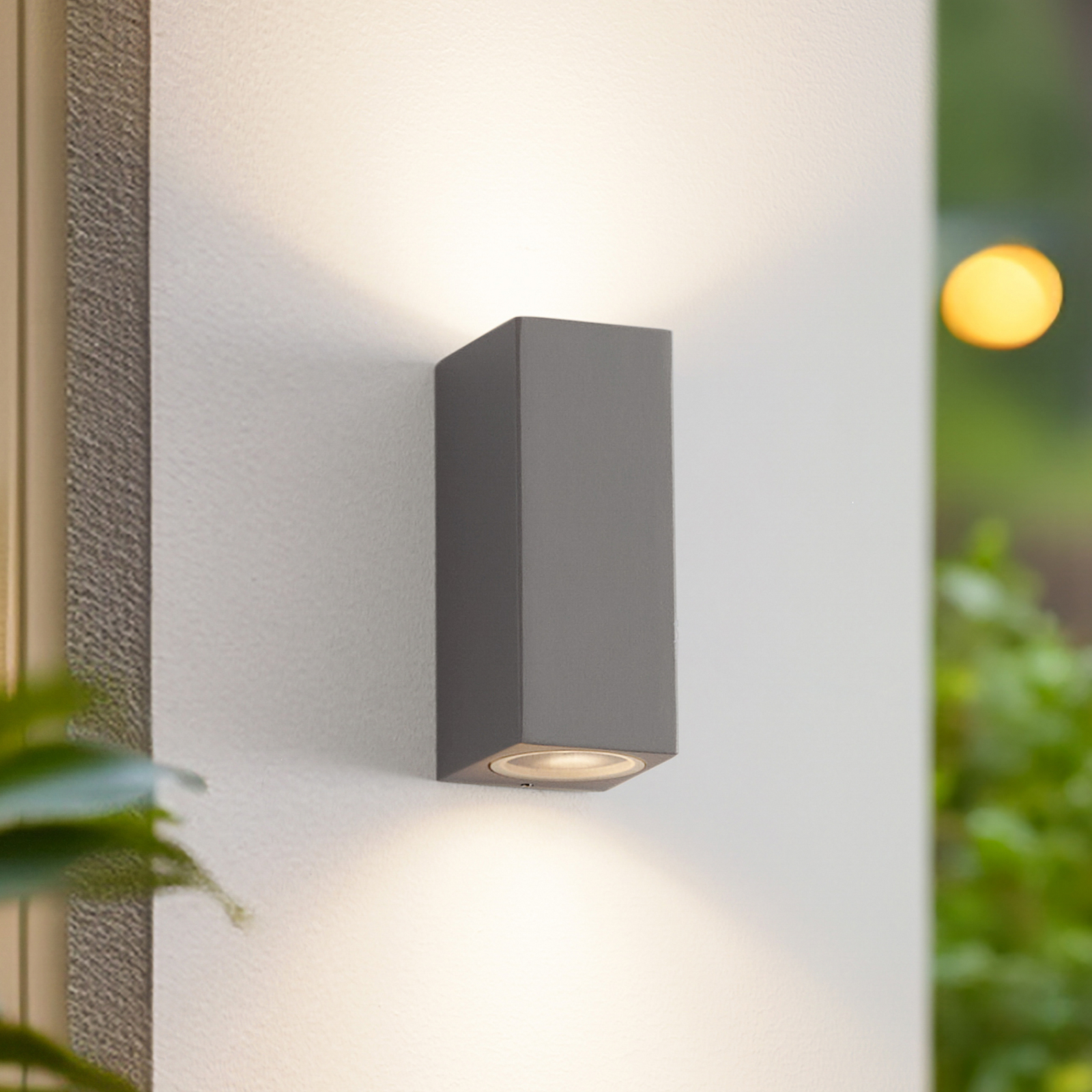 Xava Extérieur Applique Murale Up/Down Gris - Lucande
