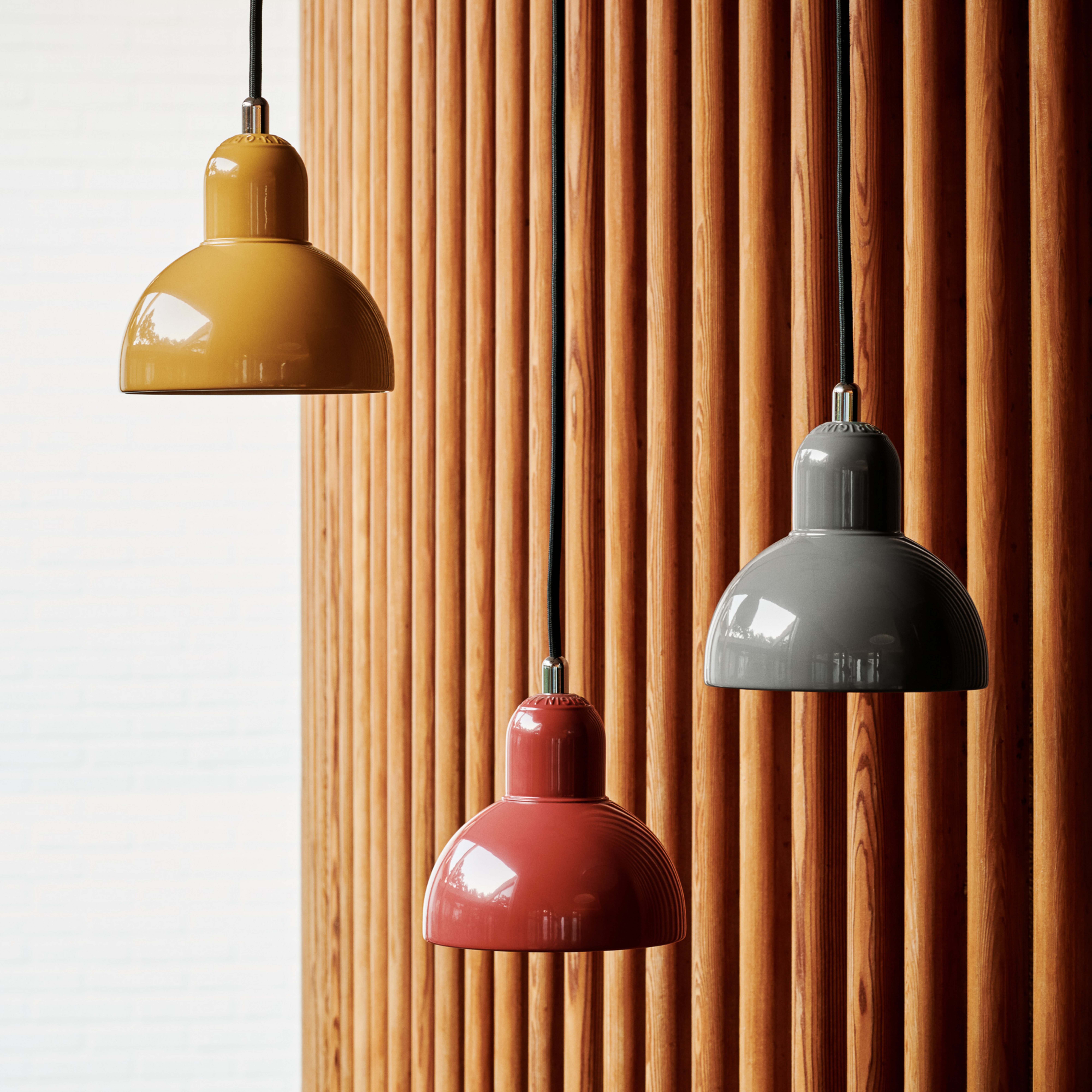 FRITZ HANSEN Kaiser Idell lampada a sospensione Gloss