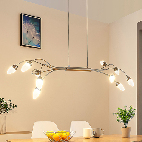 LED-pendellampe Deyan, dimbar, 10 lyskilder