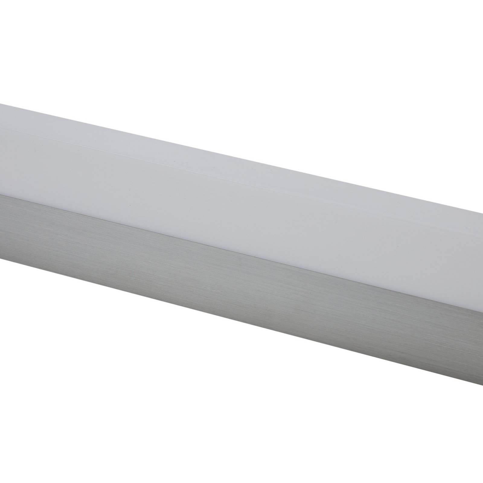 LED bathroom mirror light Philippa, angular, 88cm, aluminium