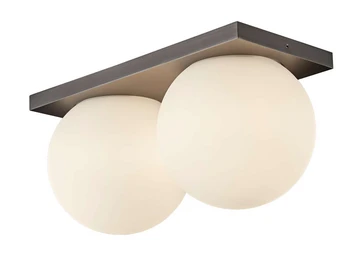 Palla Mini C290 LED Plafonnier Dim-to-Warm Opale/Titanium - Antidark
