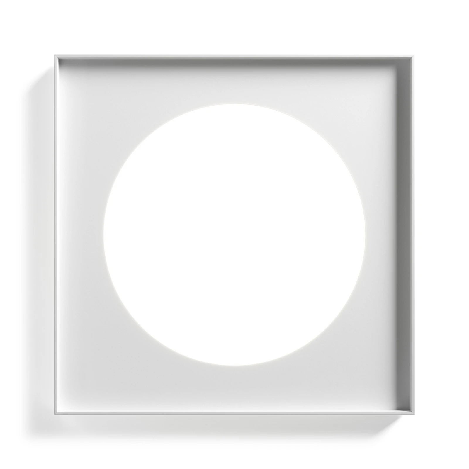 Luceplan Cassette LED φωτιστικό τοίχου phase cut 90x90cm