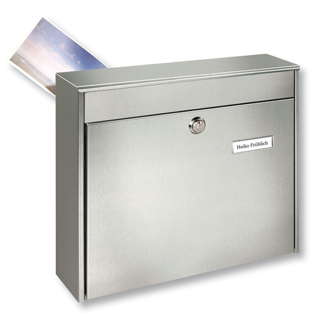 Zaunbriefkasten Borkum aus Edelstahl