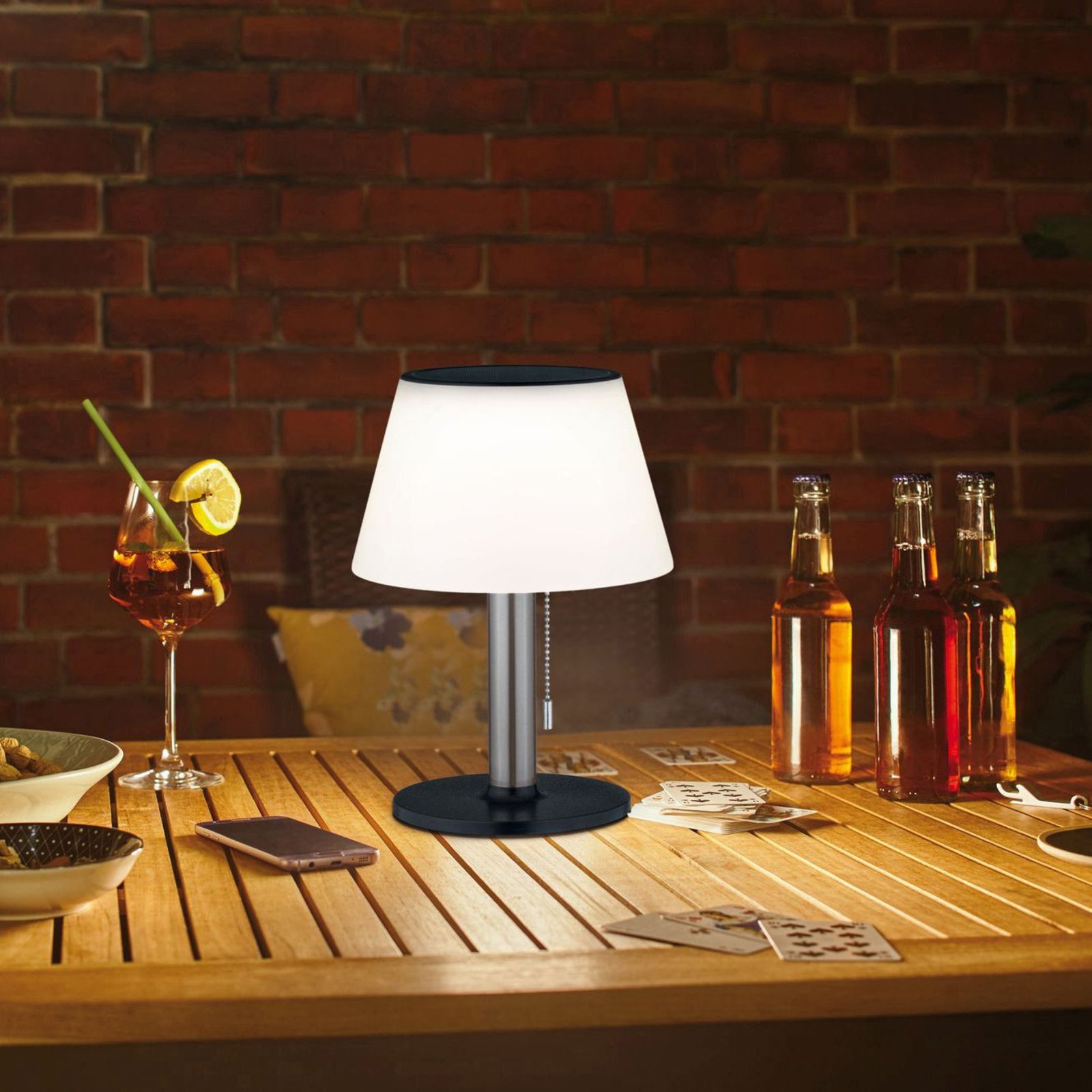 Lillesol Solcelle Lampe Stainless Steel - Paulmann