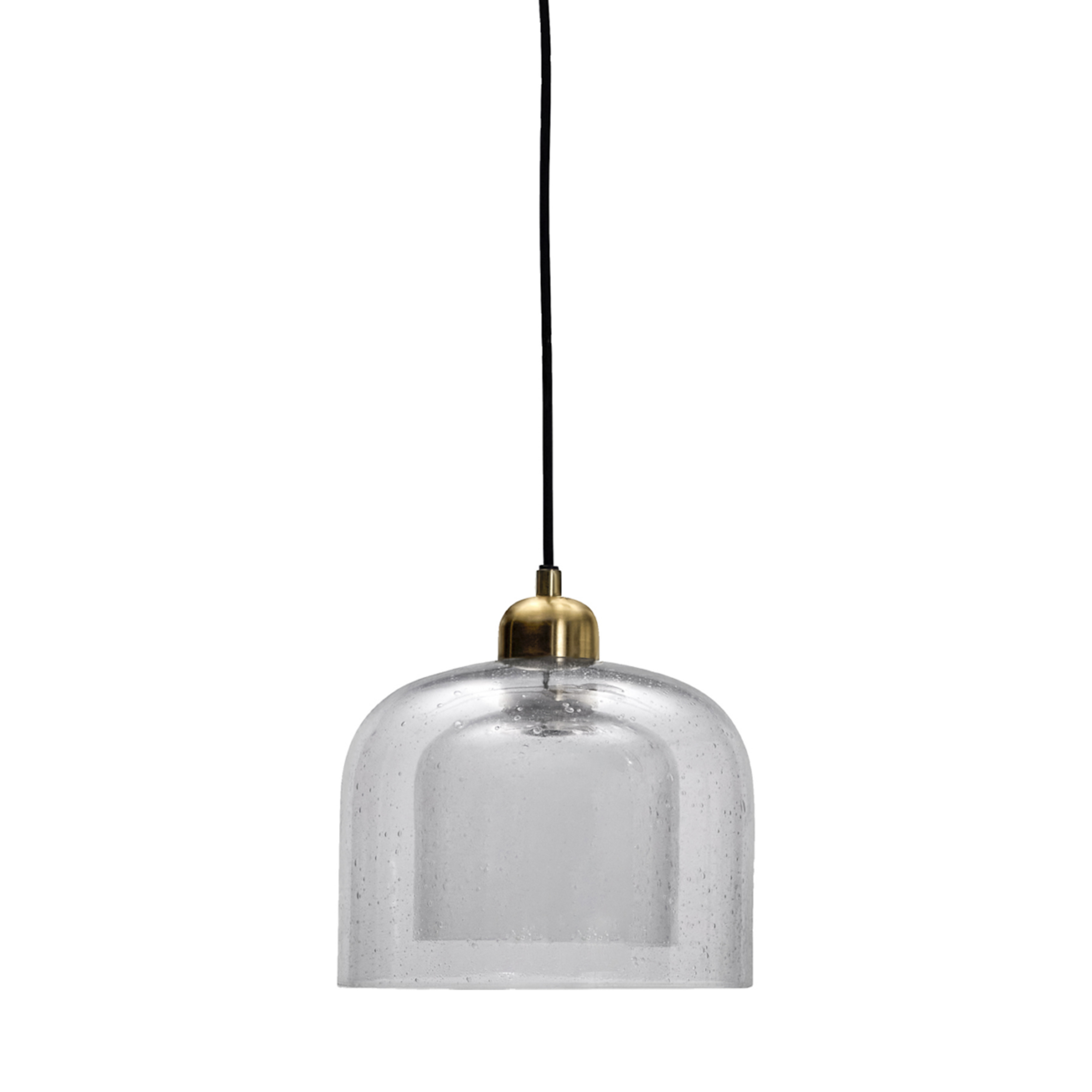 Suspension Bell en verre transparent Ø 25 cm - House Doctor