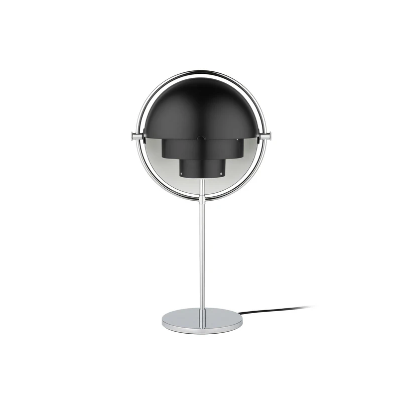 GUBI – Multi-Lite Tischleuchte Chrome/Black