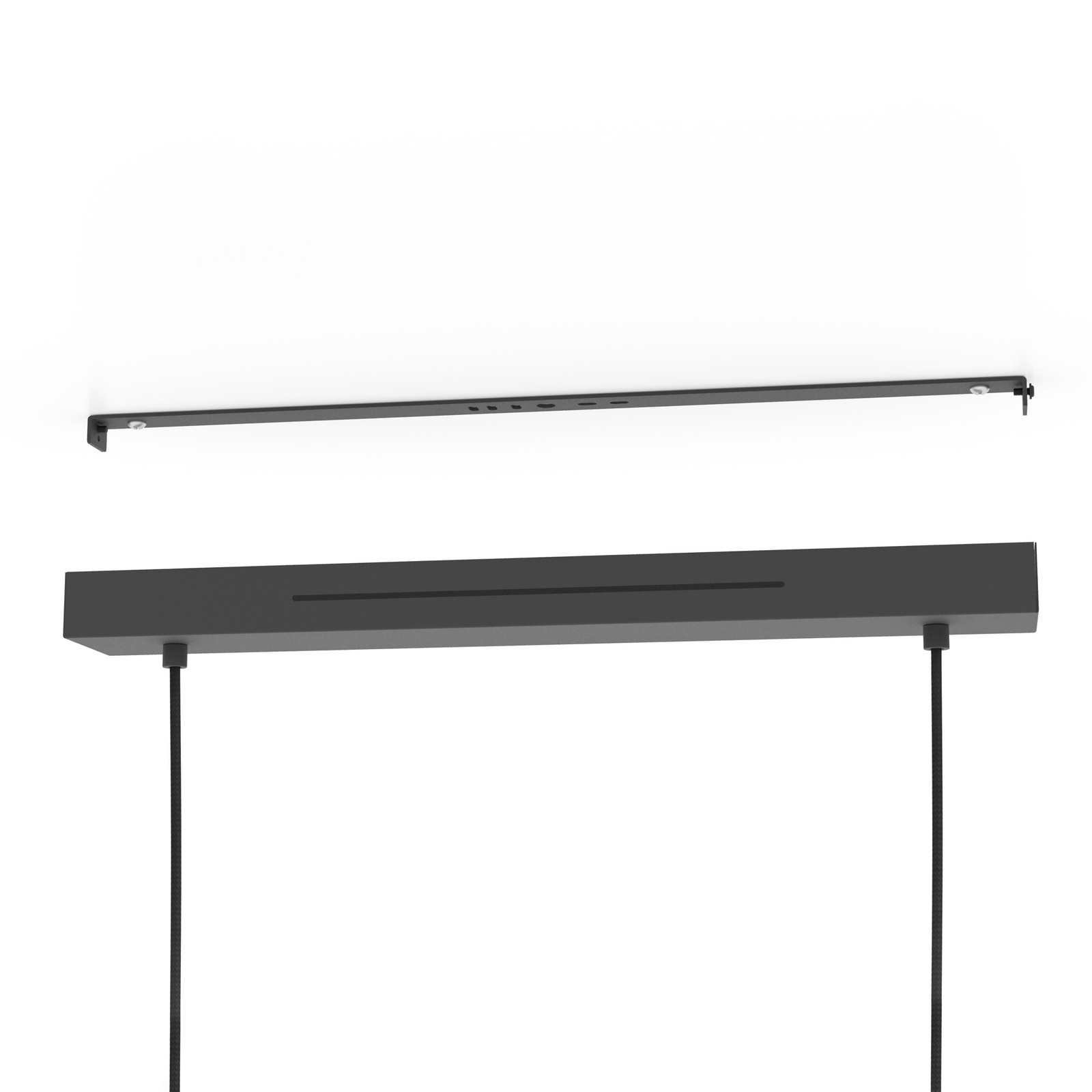 EGLO connect LED stropna svjetiljka Hornwood-Z, 4 žarulje, crna