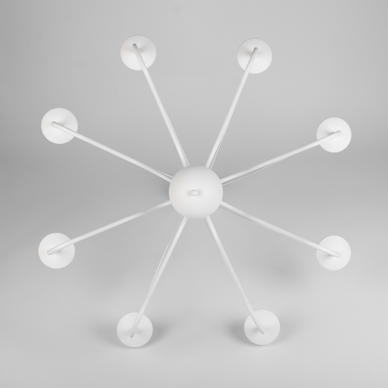 Żyrandol Malbo, biały, metalowy, 8-punktowa, E14