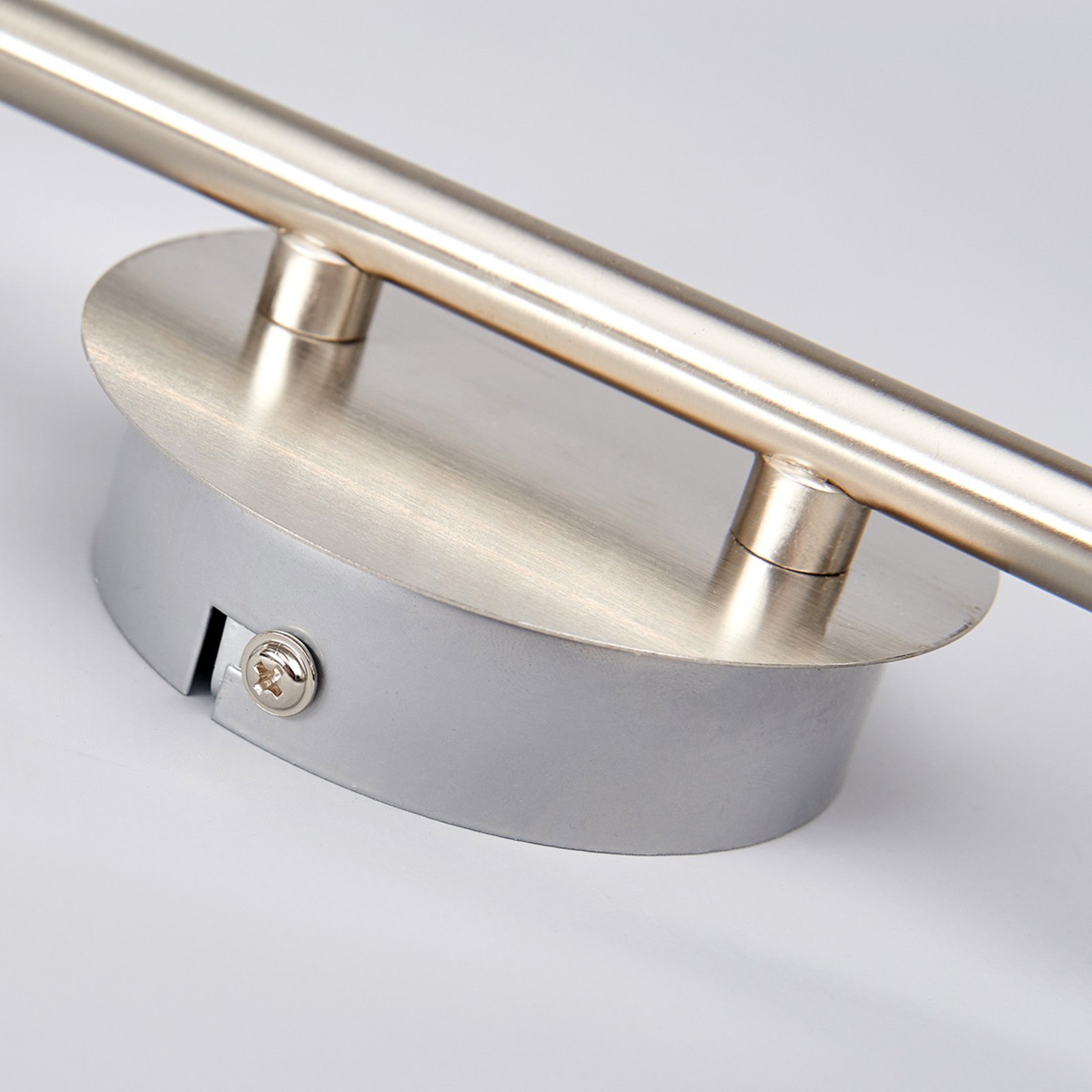 Elaina 6 Plafondlamp Nickel/Opal - Lindby