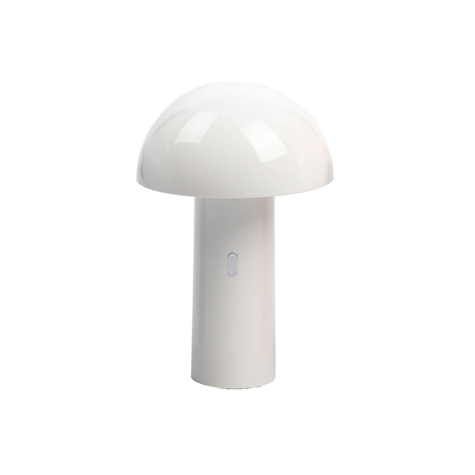 Aluminor Capsule LED asztali lámpa, mobil, fehér