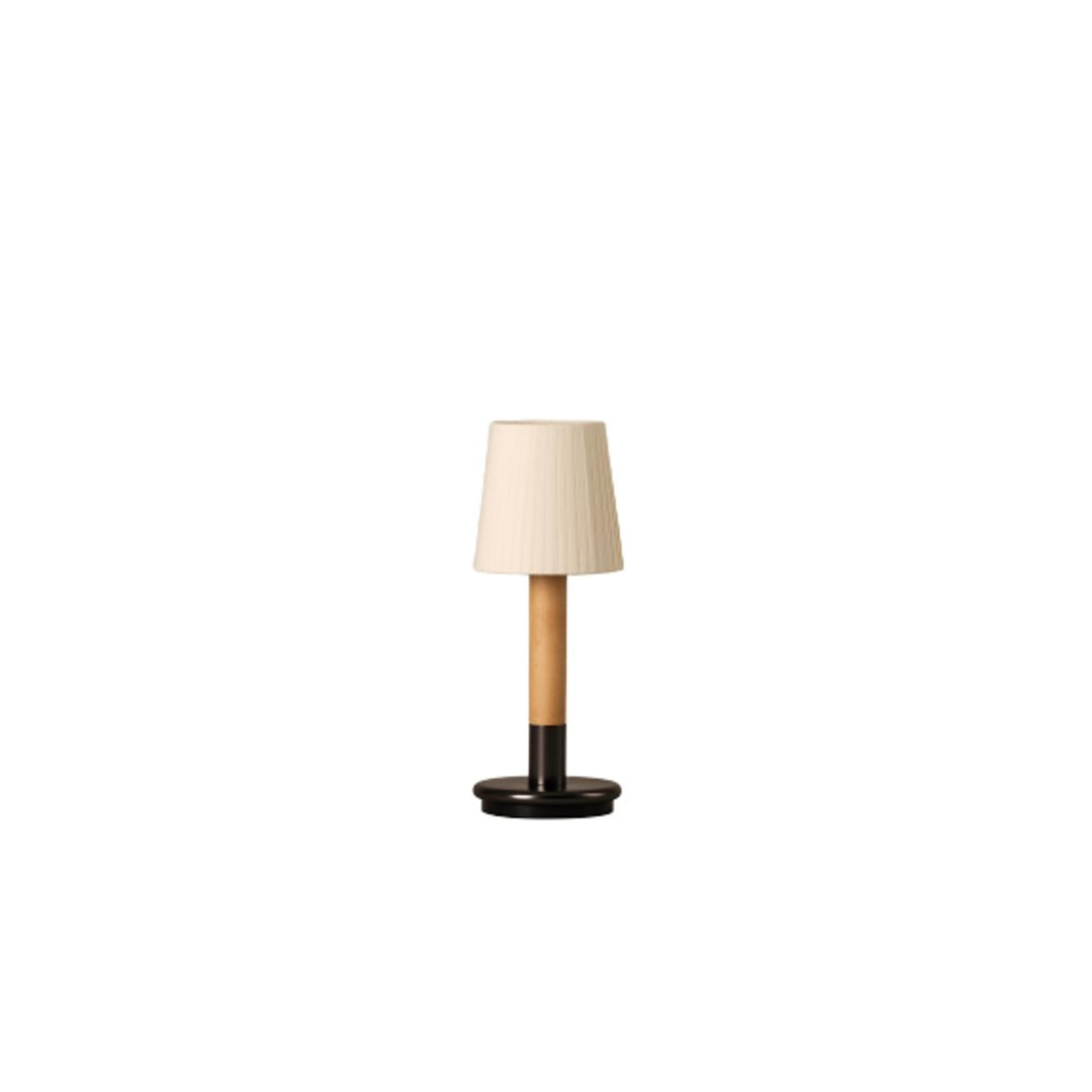 Lampada da tavolo Básica Mínima, crema/bronzo, 30 cm - Santa & Cole