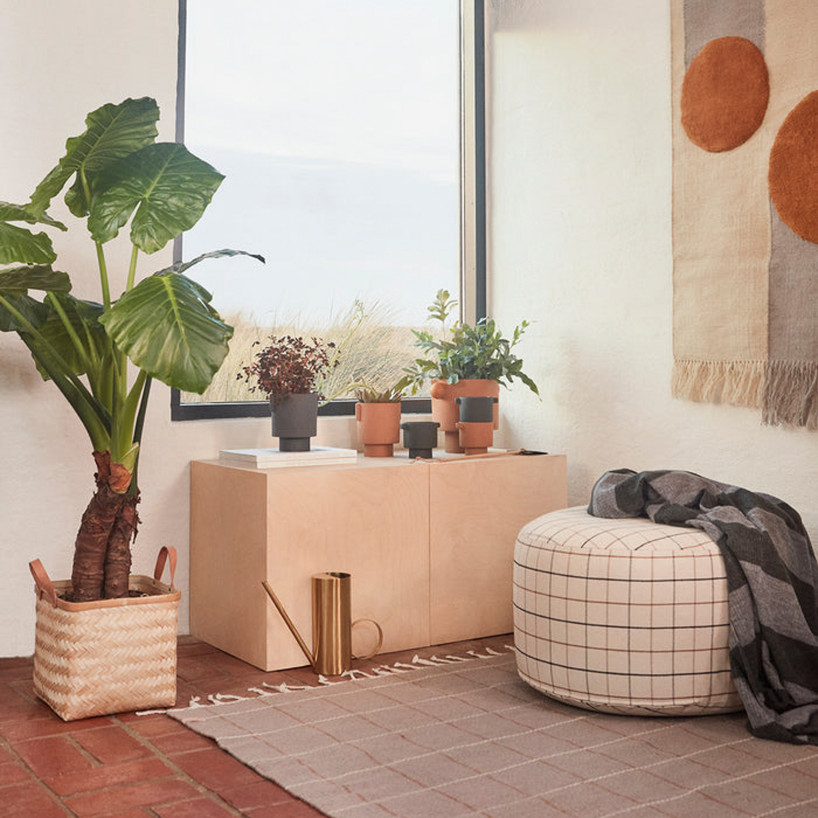 Inka Kana Pflanzentopf, beige, 11 cm - OYOY Living Design