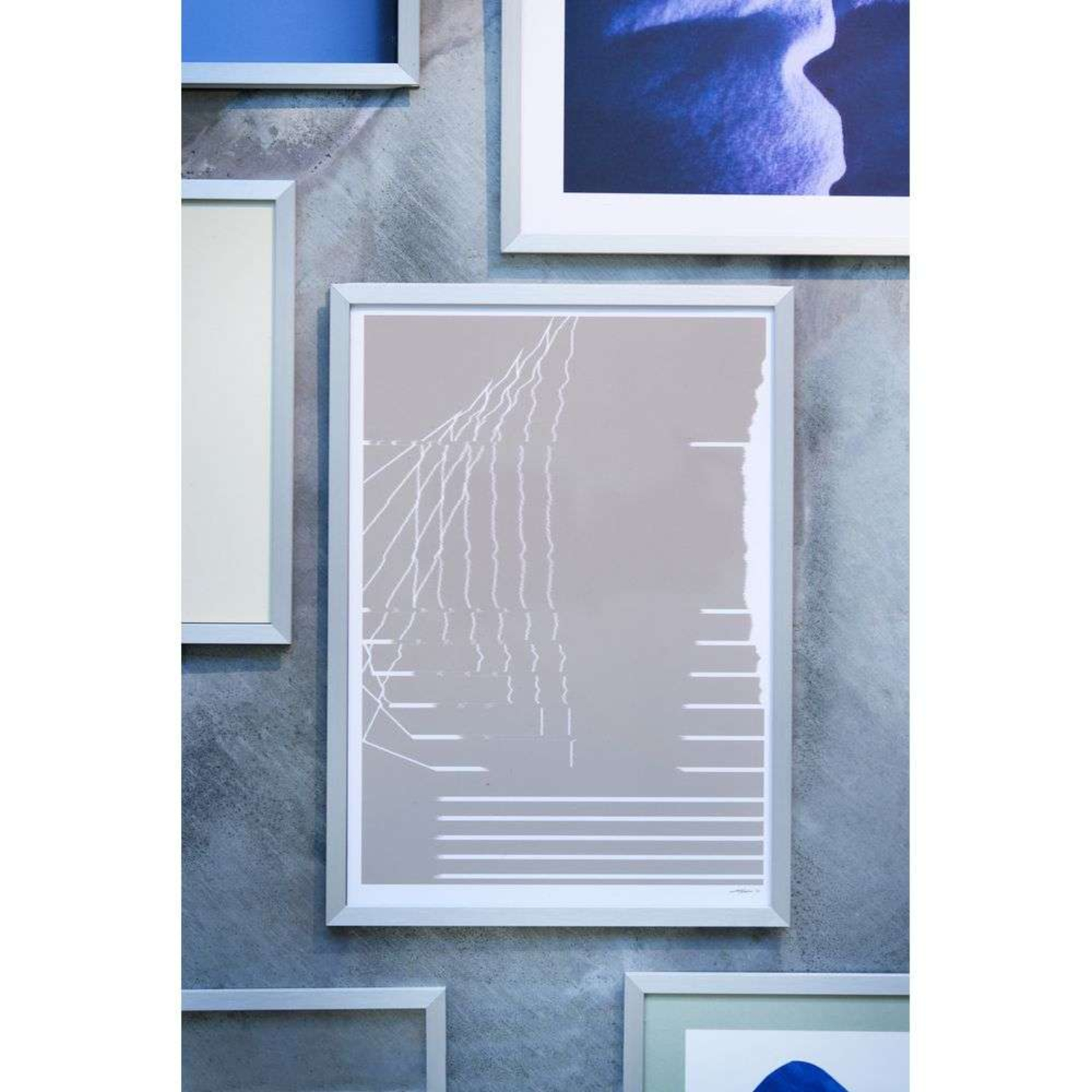 Frame A3 Brushed Aluminium - Moebe