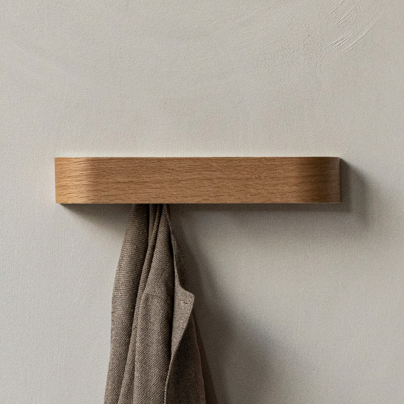 Epoch wall mount, light brown, 50 cm, wood - Audo