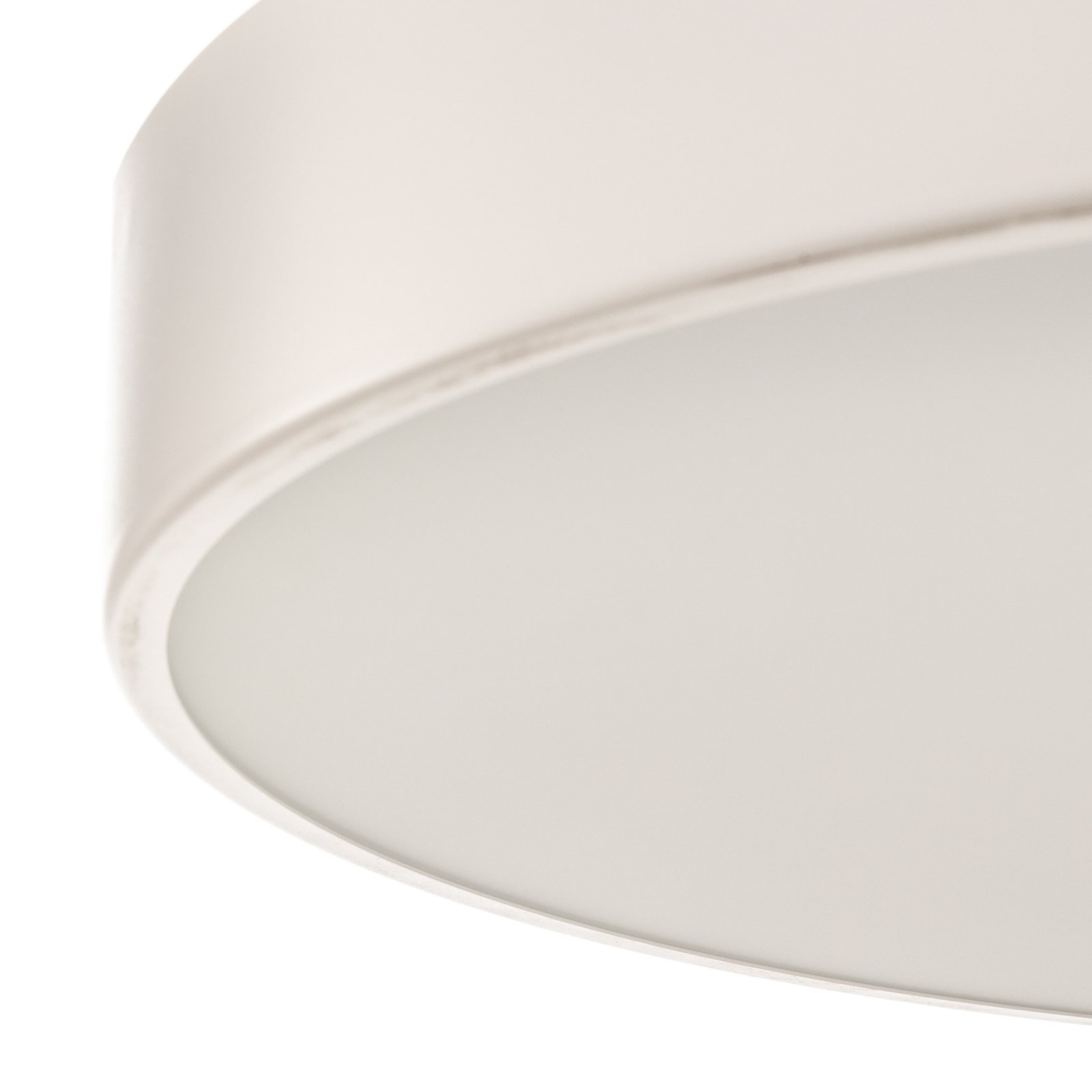 Cleo 600 loftlampe, sensor, Ø 60 cm, hvid