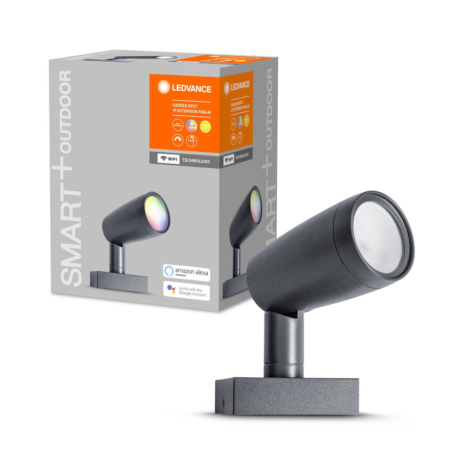 Osram Ledvance Smart+ WiFi Garden 1 Spot Extension LED bedlampe 4,5W RGBW IP65