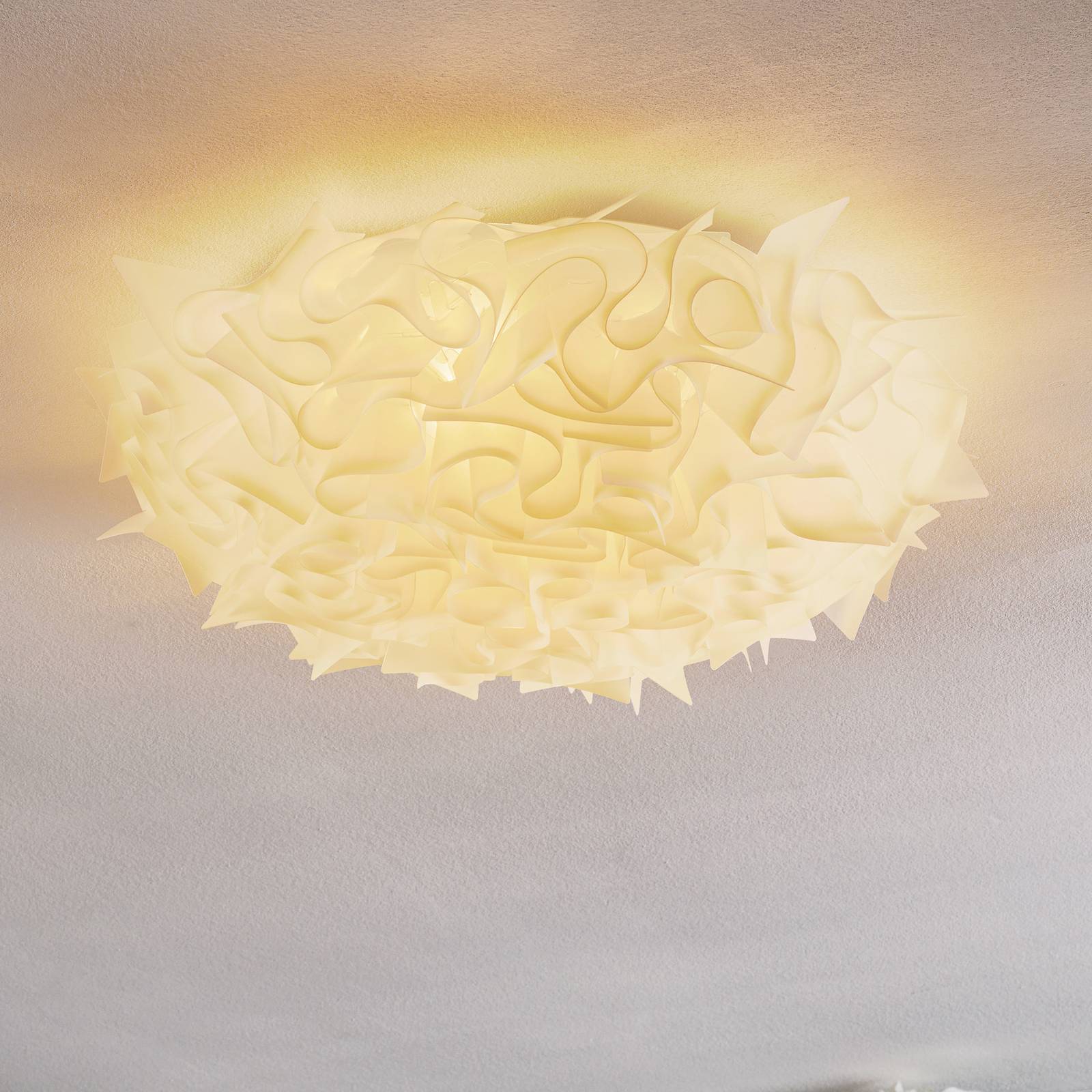 Slamp Veli designerska lampa sufitowa Ø 78cm, opal