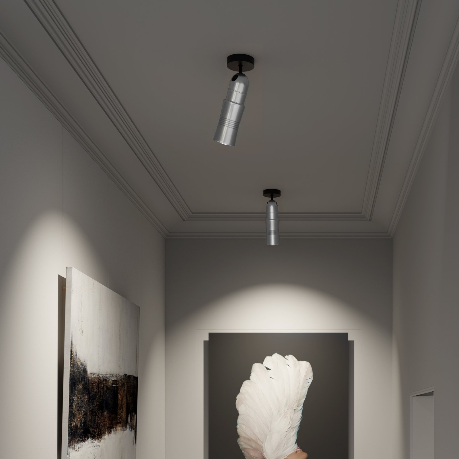 Neo! Spot Wall/Ceiling LED-Strahler HV, aluminium