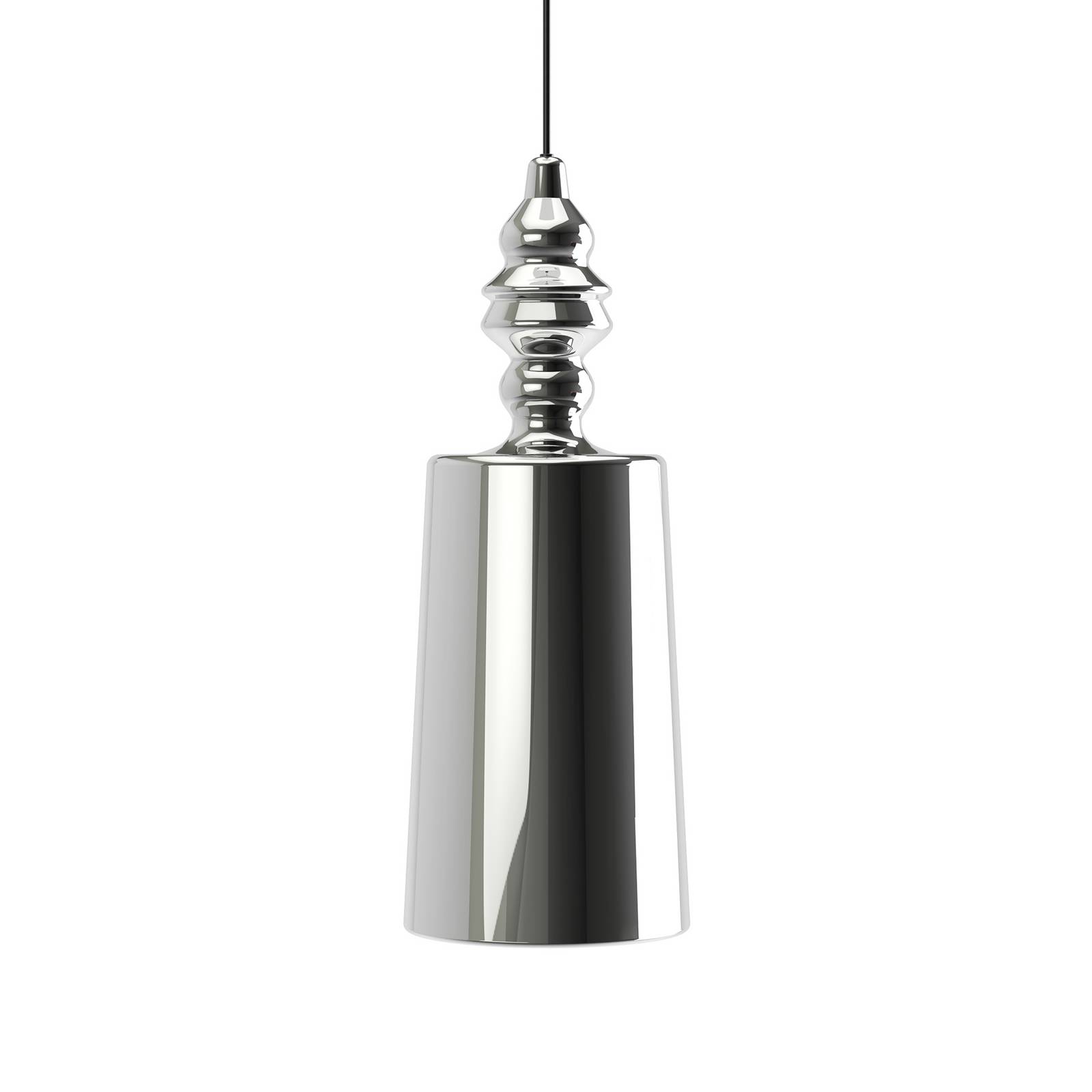 Karman Hängeleuchte Alibaglass Big, vernickelt, Ø 24 cm