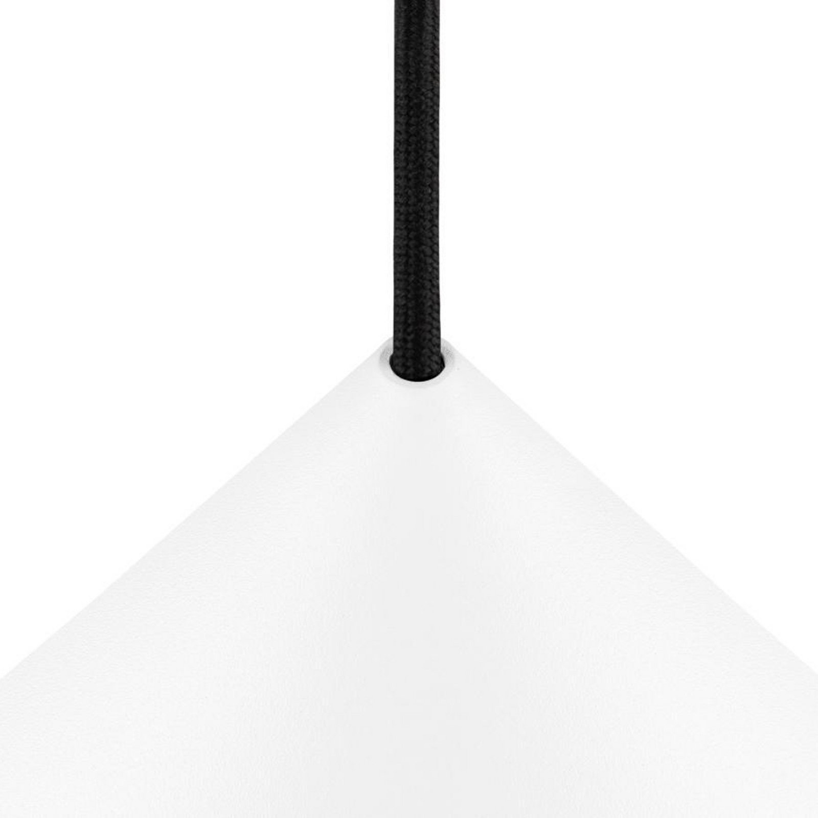 SLV Hängelampe Magico, Ø 38 cm, weiß matt, Metall