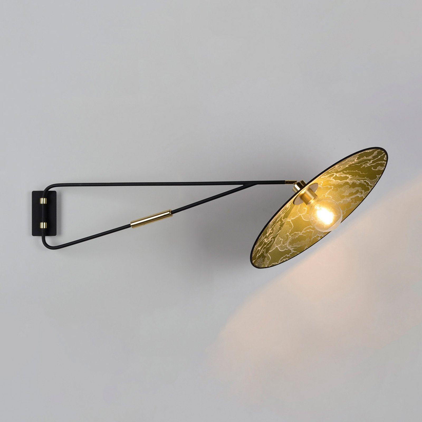 Gatsby Wandlampe Arm schwenkbar khaki - MARKET SET Gatsby Wandlampe Arm schwenkbar khaki - MARKET SET