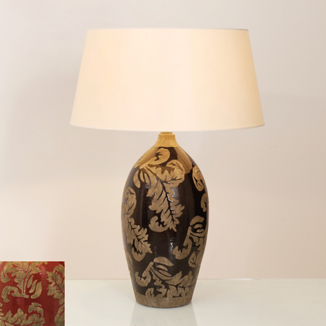 Tischleuchte Toulouse rund, Höhe 65 cm