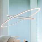 Nemo Ellisse Double hanging light 2700K aluminium