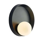 Andelina Aplique de Pared Black/Opal - Lucande