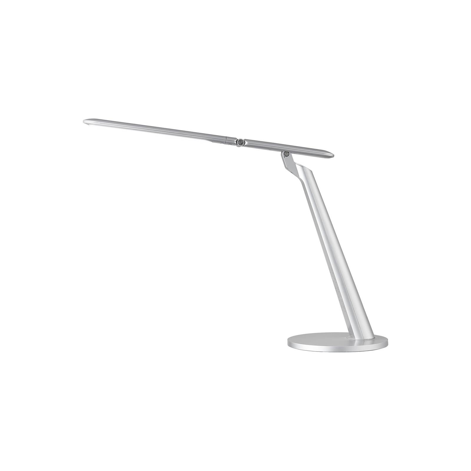 E-shop Aluminor Sigma stolová LED lampa CCT strieborná