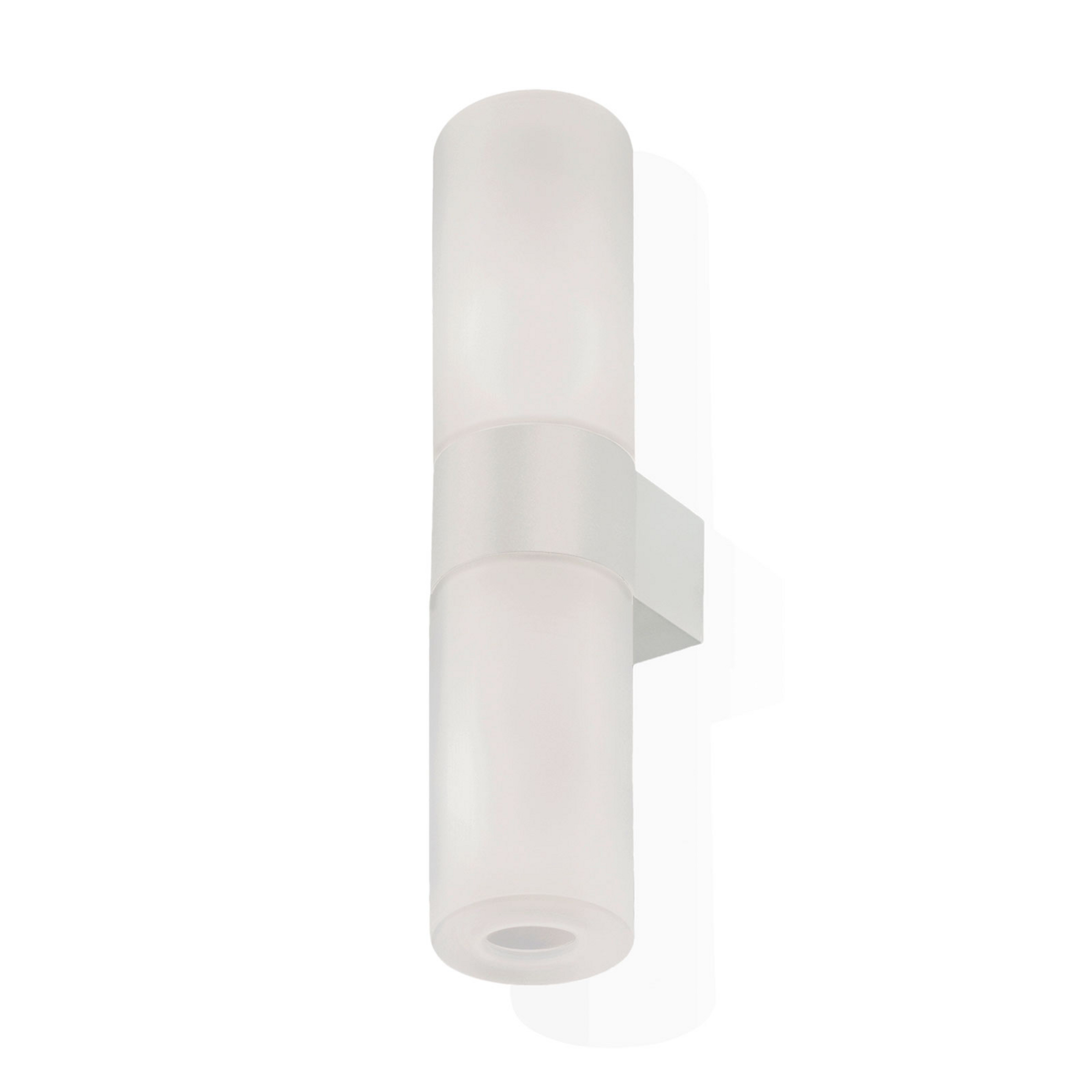 kdln Applique murale Pastilla, blanc, hauteur 36 cm, verre