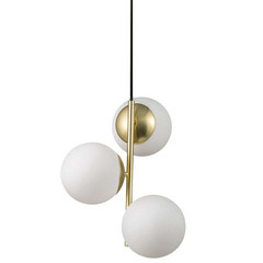 Lilly Lampa Wisząca Brass/Opal - Nordlux