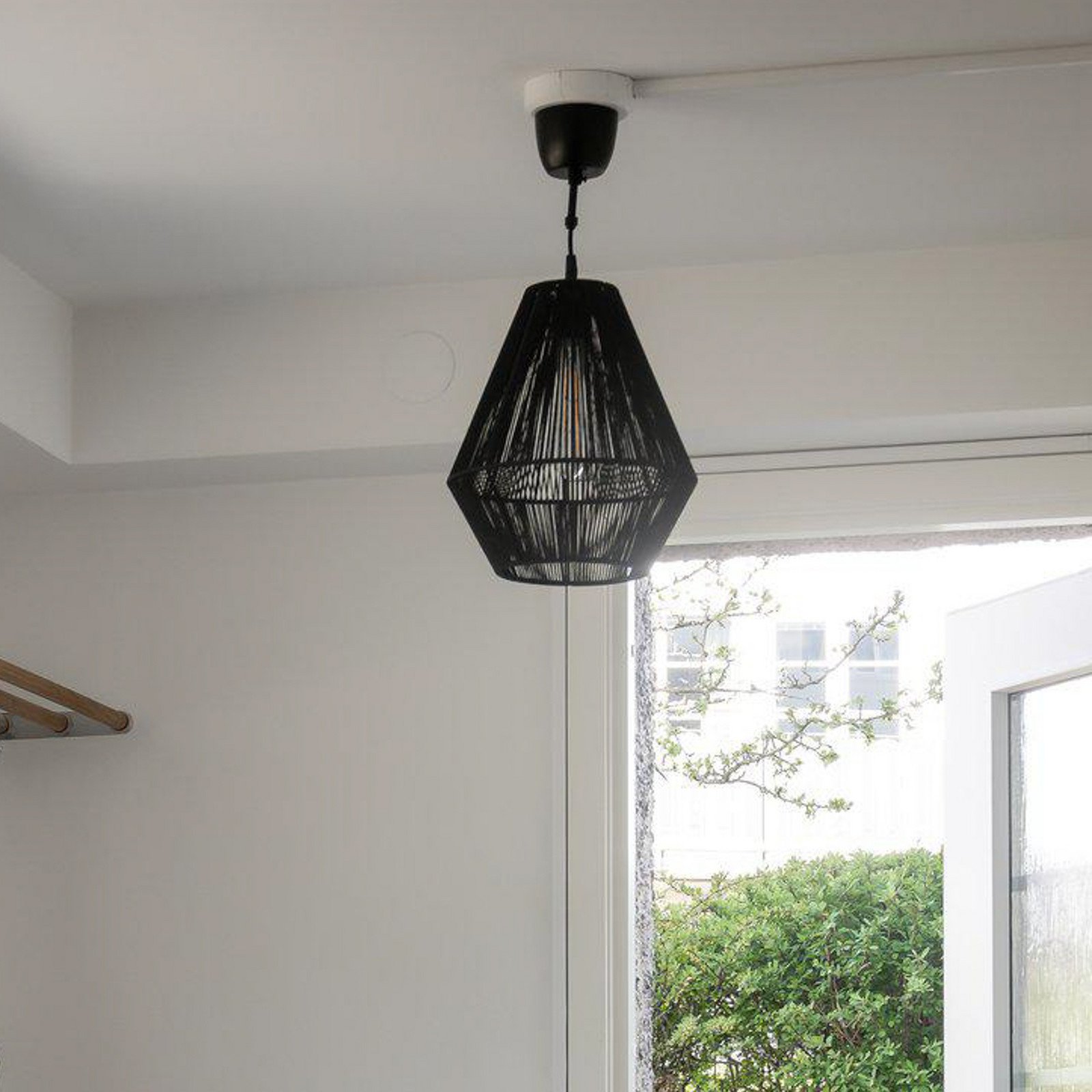 PR Home Rio lampă suspendată Ø 28 cm negru - Camera de zi / sufragerie - Scandinavă - Plastic