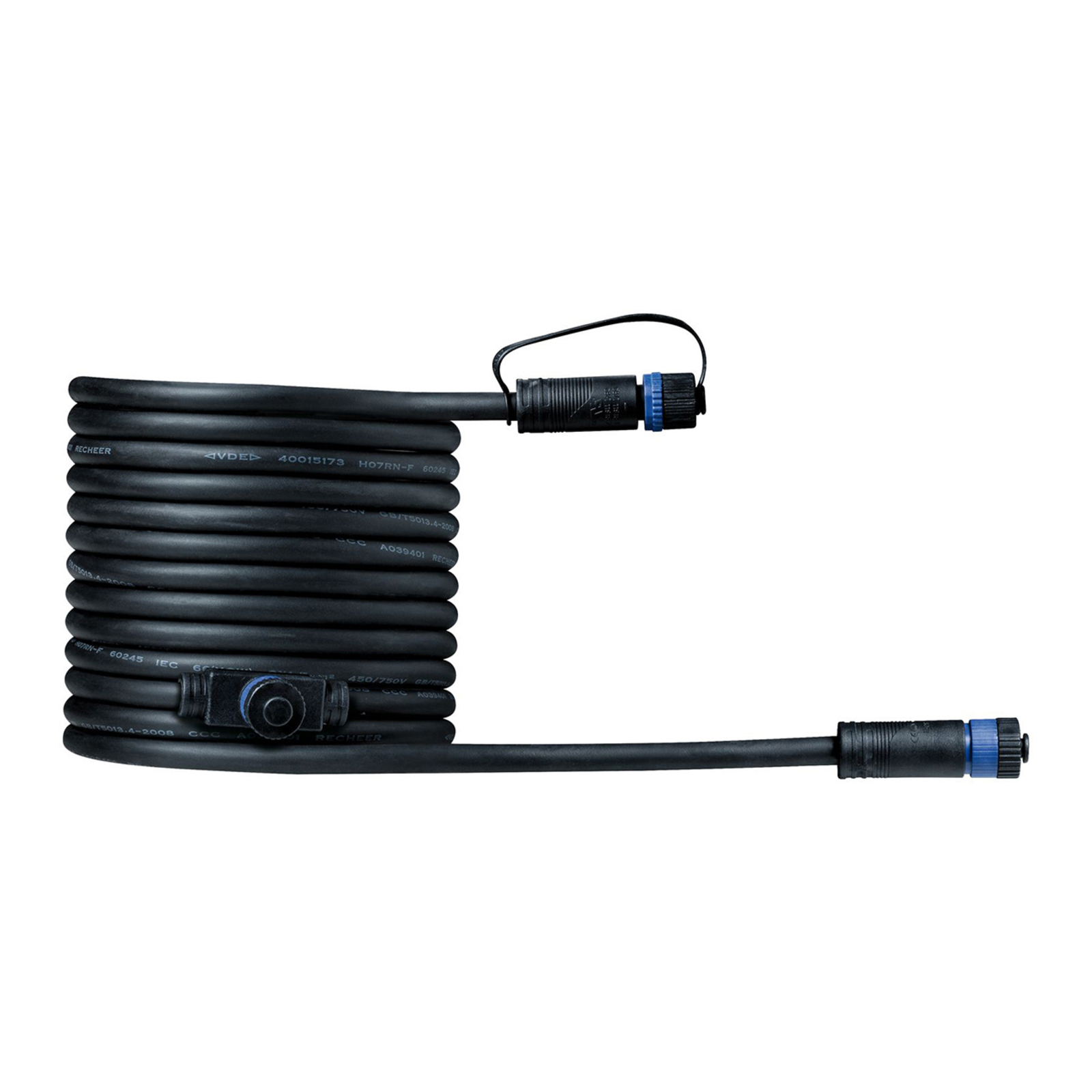 Paulmann Plug & Shine 93927 cable 5m, 1 en/2 ext