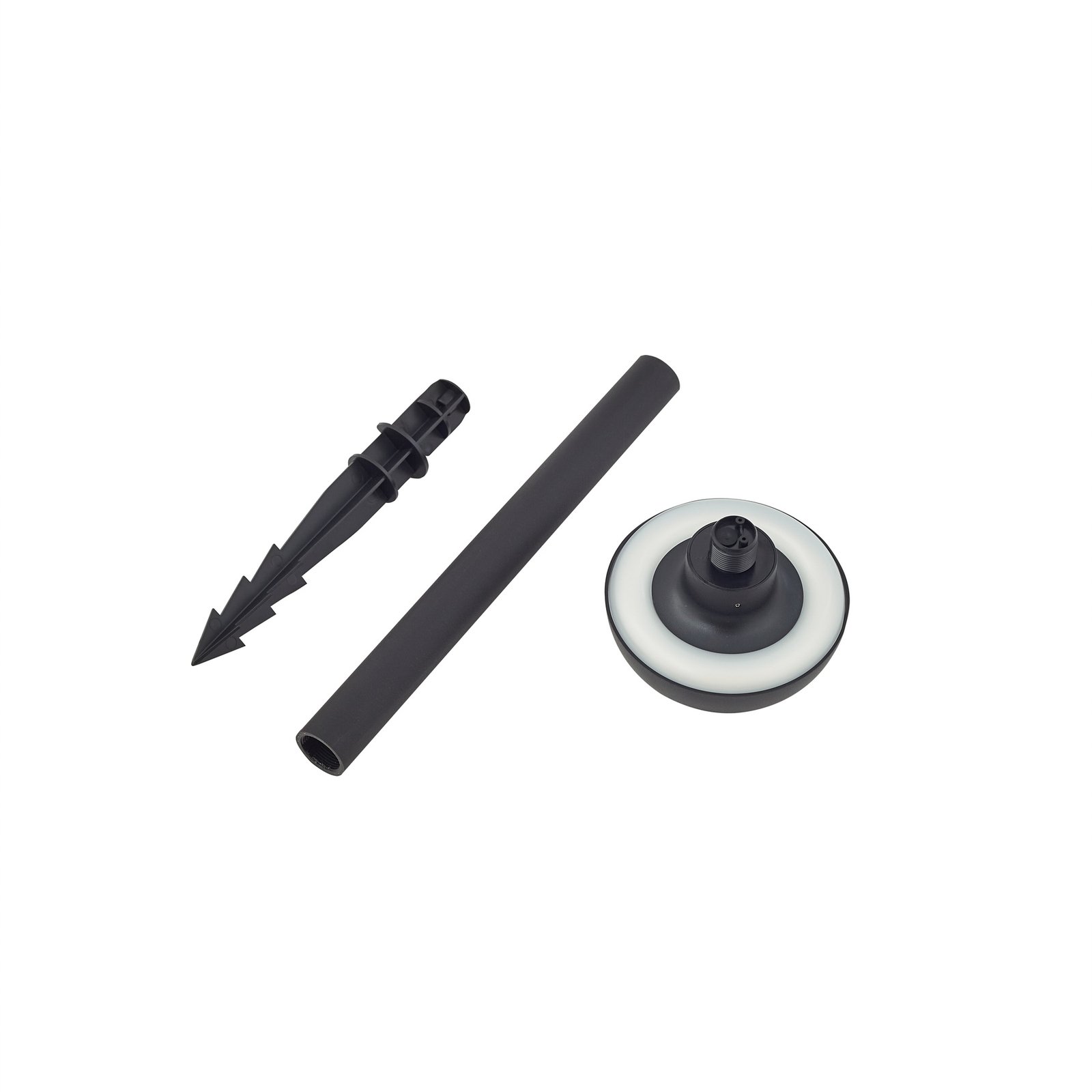 Brinca Solar-LED-Erdspießleuchte schwarz Sensor PC - Lindby