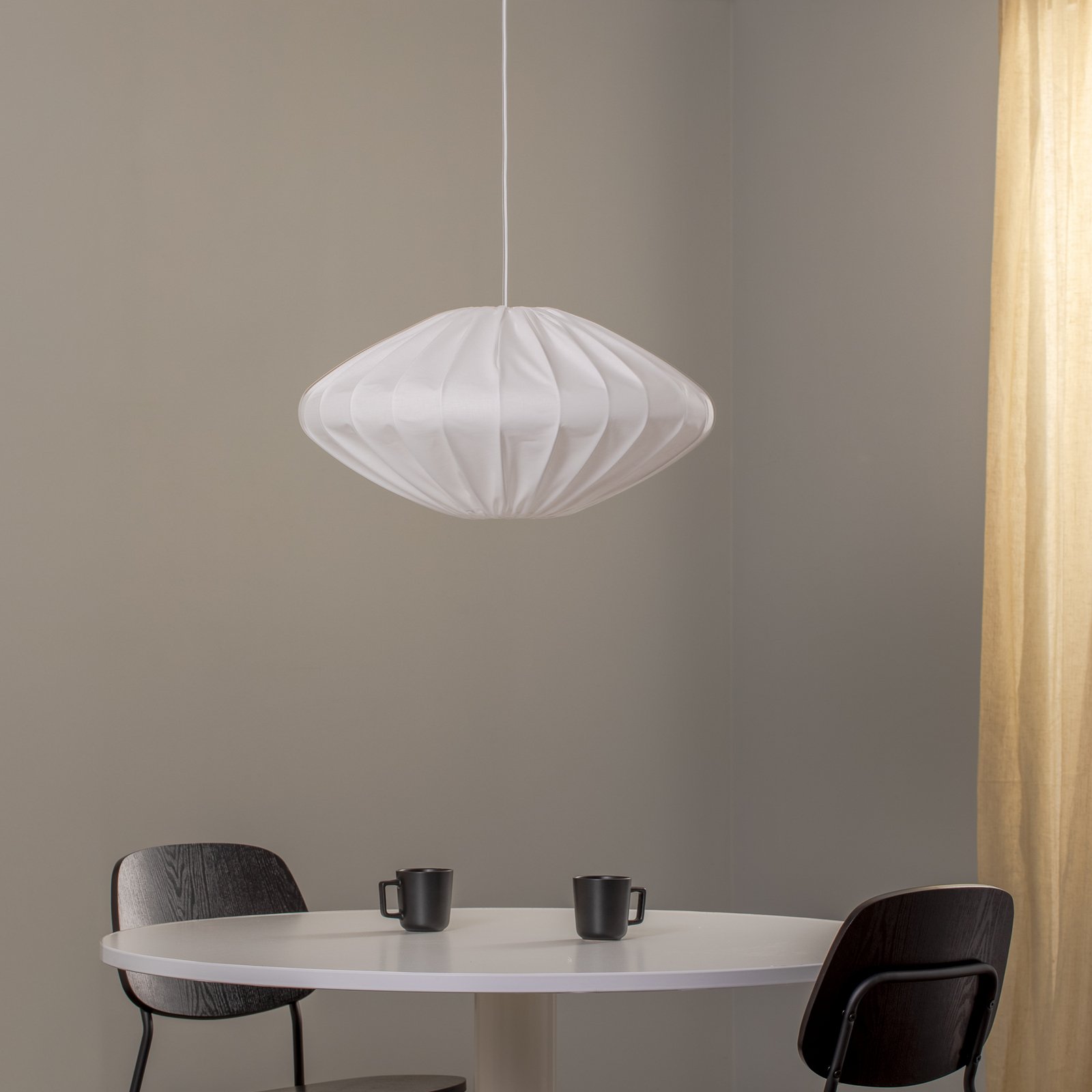 Envostar Orlanda hanging lamp cotton white ellipse