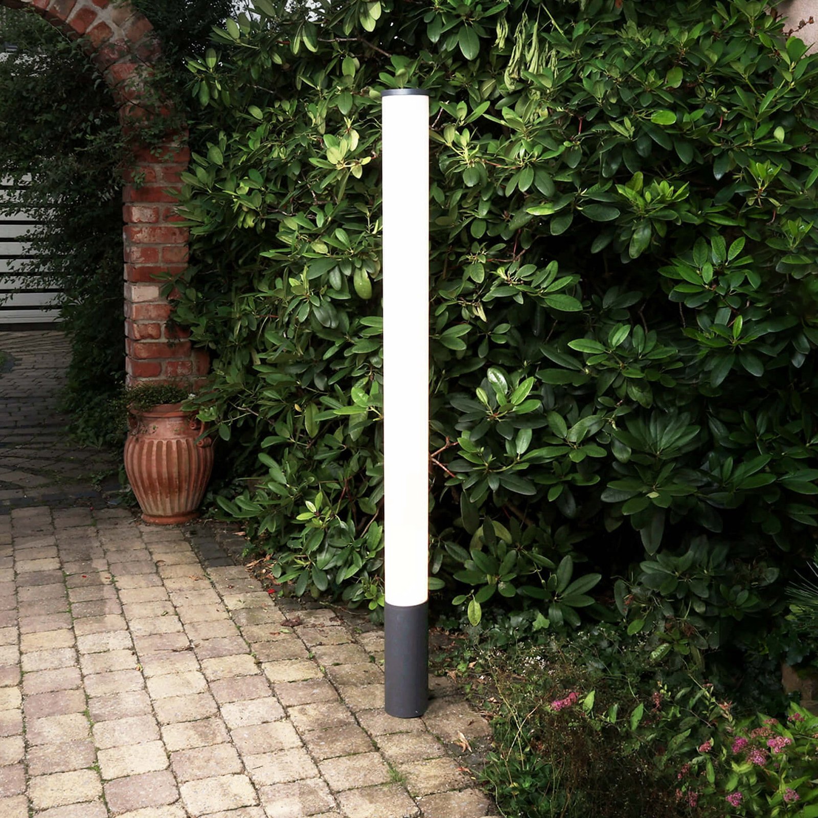 Bolardo luminoso LED Alhena, altura 150cm