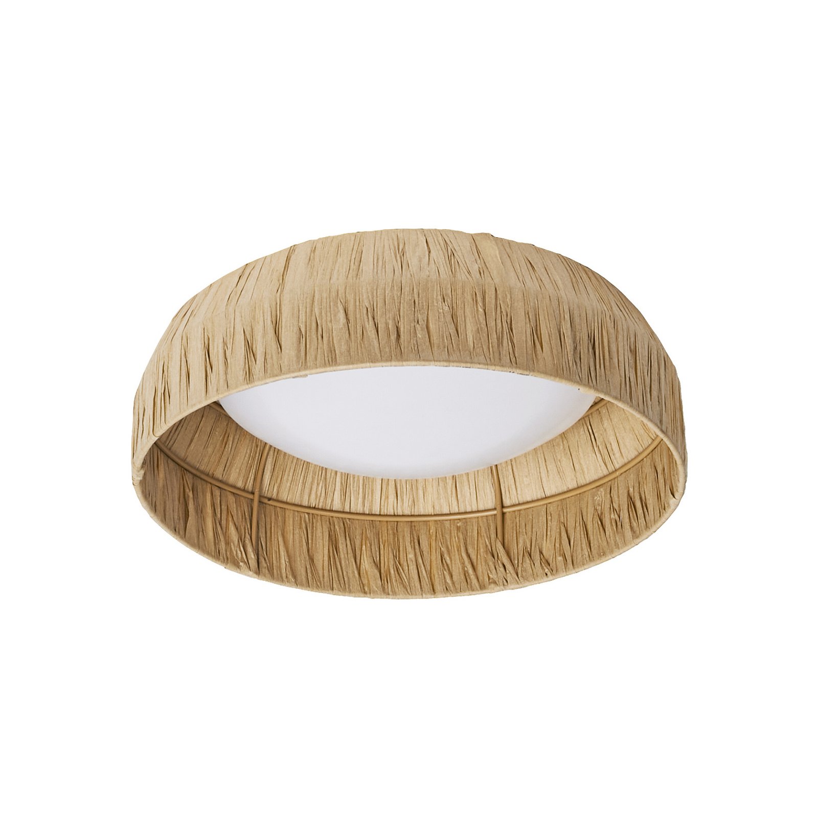 Plafonnier LED OSRAM Decor Bamboo Paper, Ø 30 cm, bambou