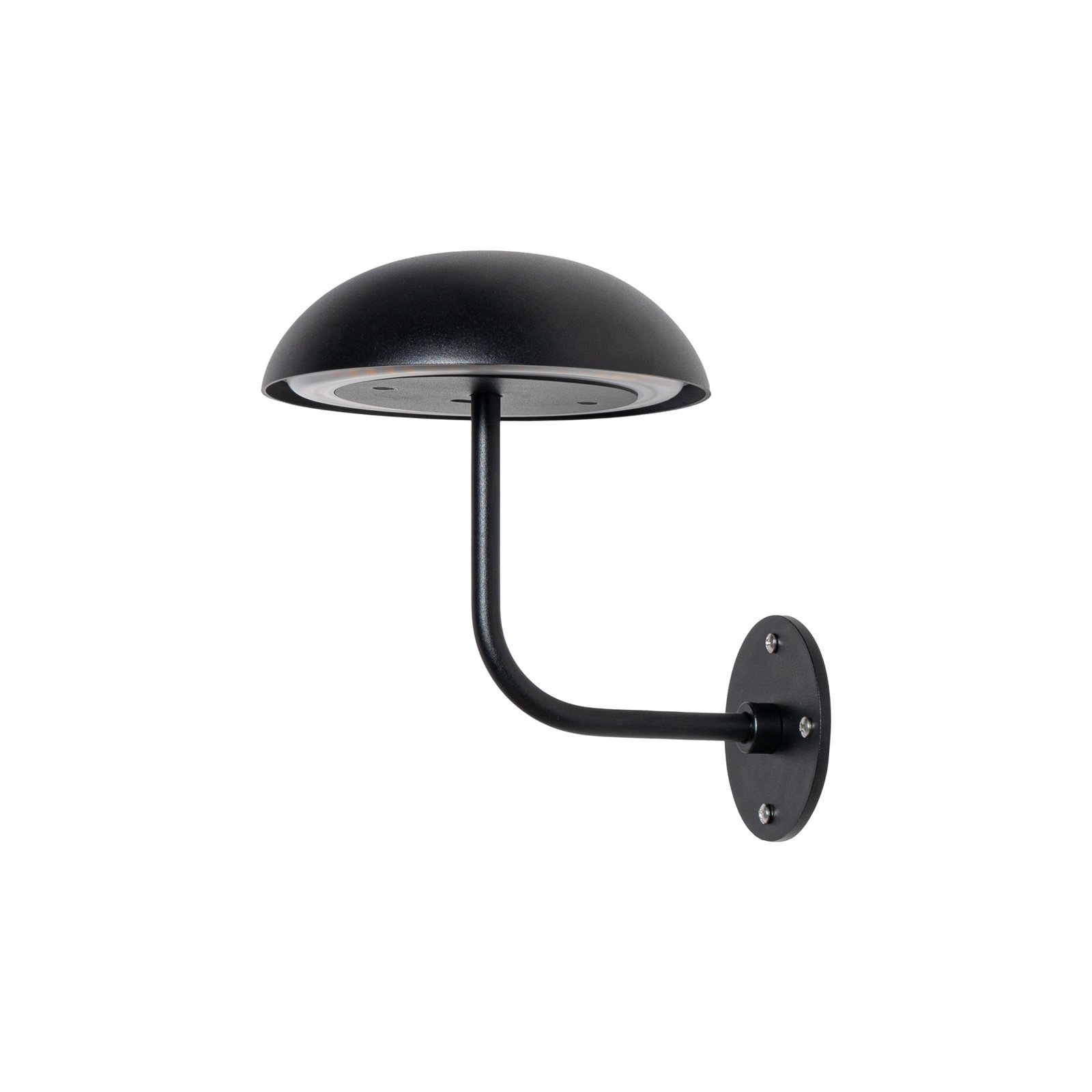 Arcchio LED rechargeable table lamp Thenra, black, wall mount