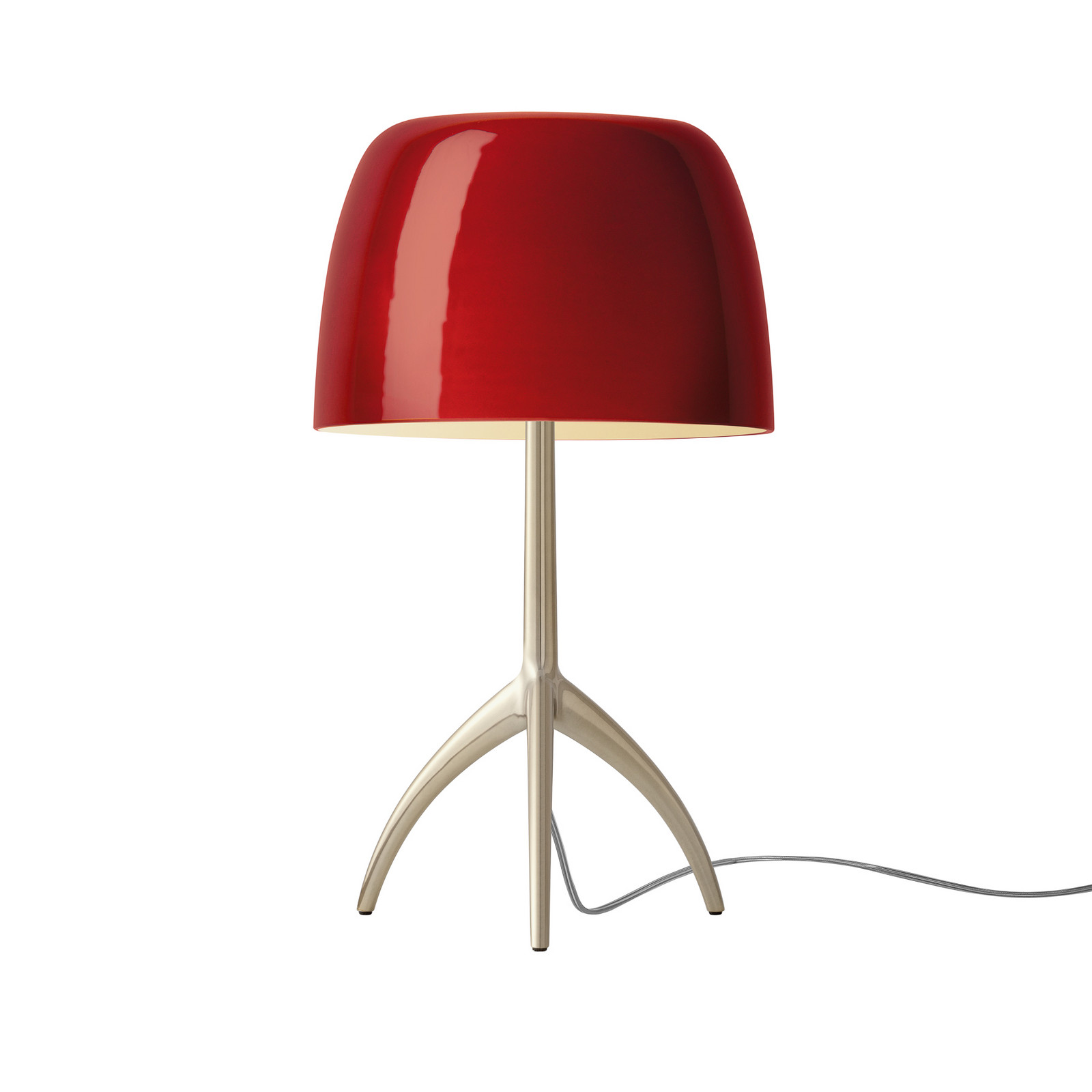Foscarini Lumiere piccola crem/roșu dimabilă
