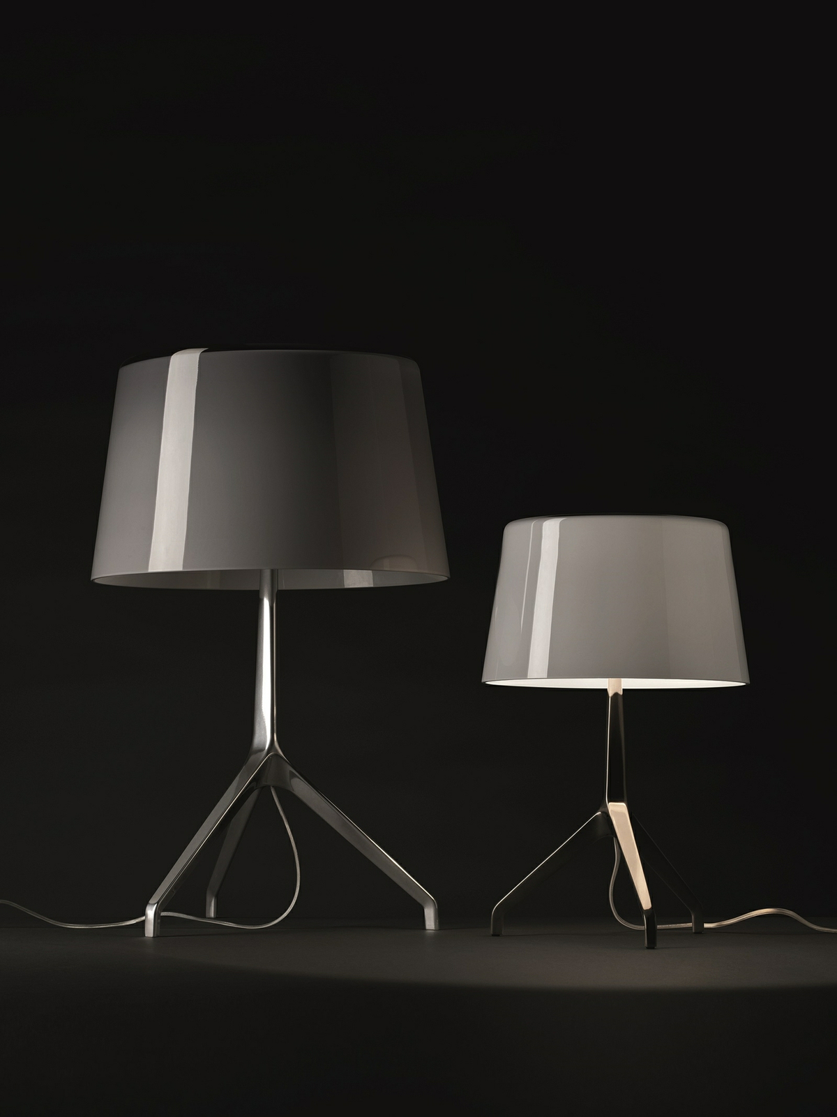 Lumiere XXL Lámpara de Sobremesa Aluminio/Gris - Foscarini