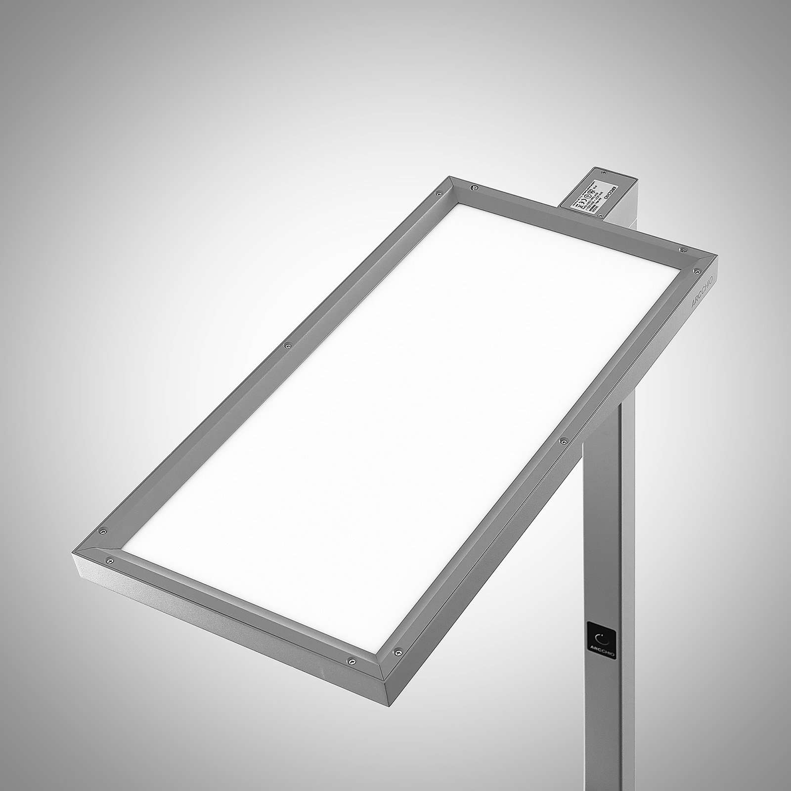 Nelus Vloerlamp w/Sensor Silver - Arcchio