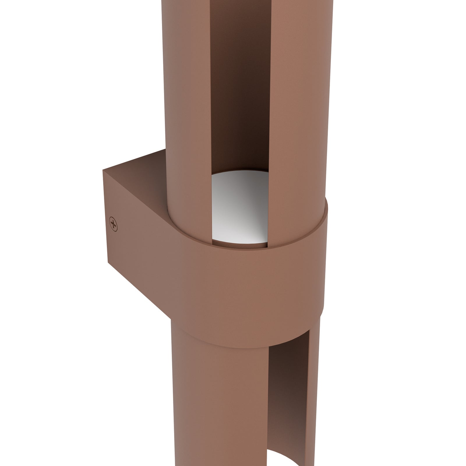 Montelauro LED vanjska zidna svjetiljka, boje hrđe, visine 32 cm, metalna