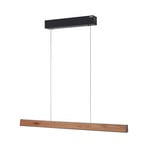 E-Motion LED-pendellampa, ek/svart pärlemor, CCT – PURE